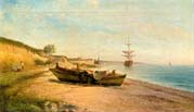 beach with boat